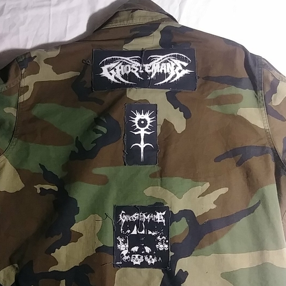 Army jacket (ghostemane) custom made - Picture 4 of 5